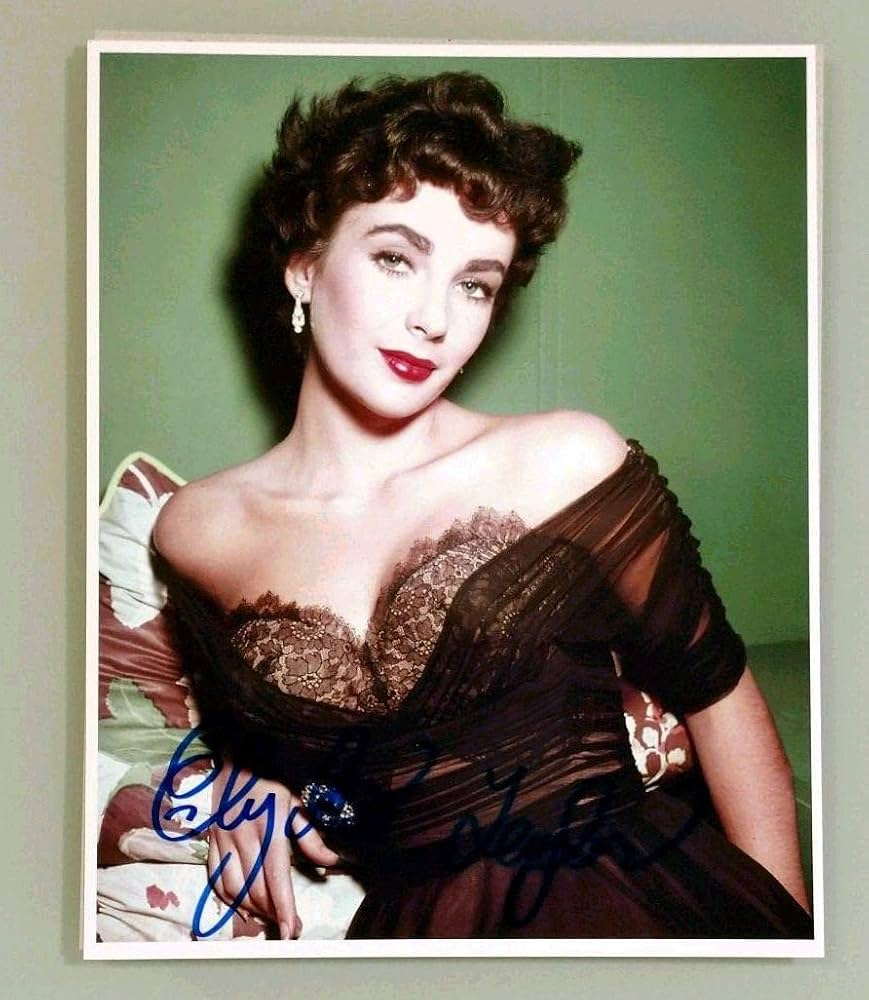 セール中…エリザベス・テイラー直筆サイン入り超大型写真…